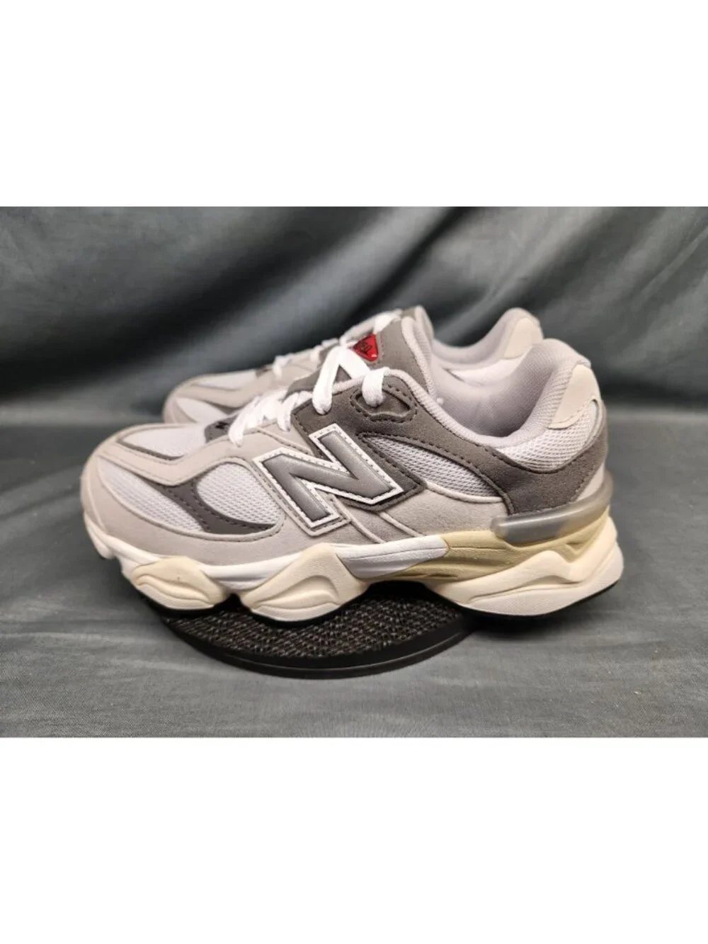 New Balance 9060 Sneakers PC9060GY Suede Grey Kids Size 3 BRAND NEW NO BOX!